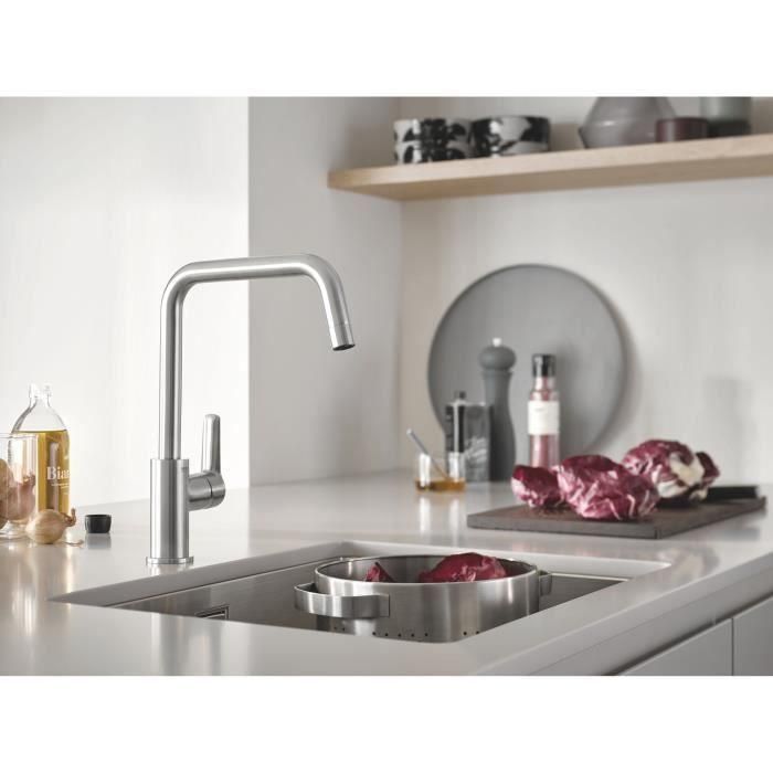 Grohe GRO4005176635922 - Grifo Monomando de Fregadero, Mezclador de Cocina 1