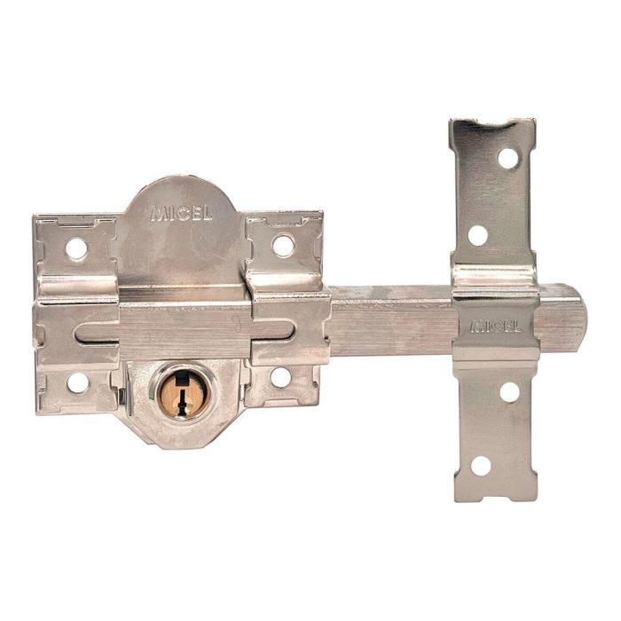 Cerrojo de seguridad Micel crr09 86l/50 Acero Níquel 50 mm Sobreponer