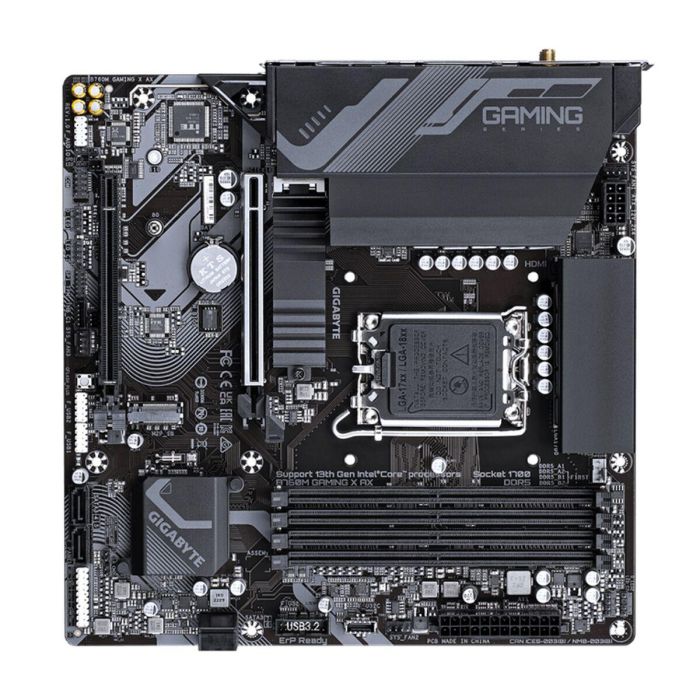 GIGABYTE GIG1698106358865 Placa base B760M Gaming X AX DDR5 hasta 7600 MHz Wi-Fi 6E LAN 2.5GbE 17 GIGABYTE GIG1698106358865 Placa base B760M Gaming X AX DDR5 hasta 7600 MHz Wi-Fi 6E LAN 2.5GbE 17
