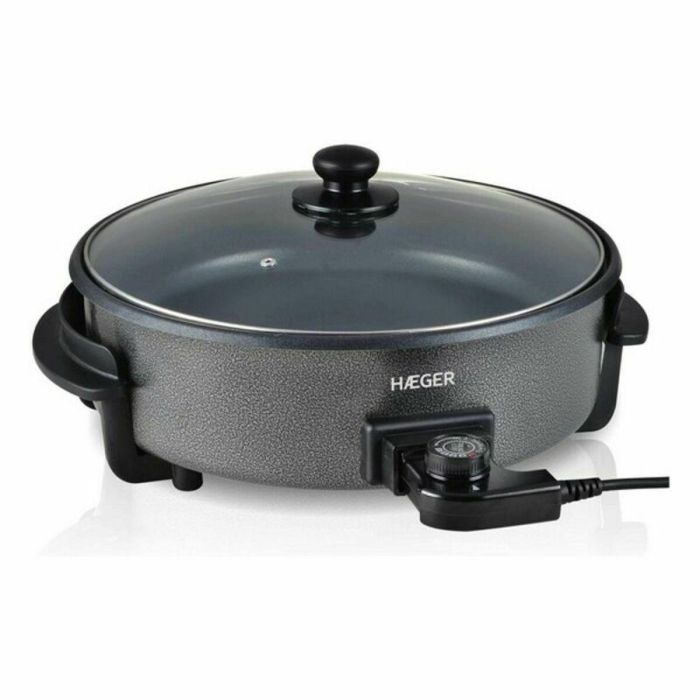 PAELLERA ELÉCTRICA HAEGER GOURMET 36 - 1500W - 36*7CM - ANTI-ADHERENTE - TAPA VIDRIO CON RESPIRADOR - 5 NIVELES TEMPERATURA HASTA 240º - BASE ESTABLE PAELLERA ELÉCTRICA HAEGER GOURMET 36 - 1500W - 36*7CM - ANTI-ADHERENTE - TAPA VIDRIO CON RESPIRADOR - 5 NIVELES TEMPERATURA HASTA 240º - BASE ESTABLE