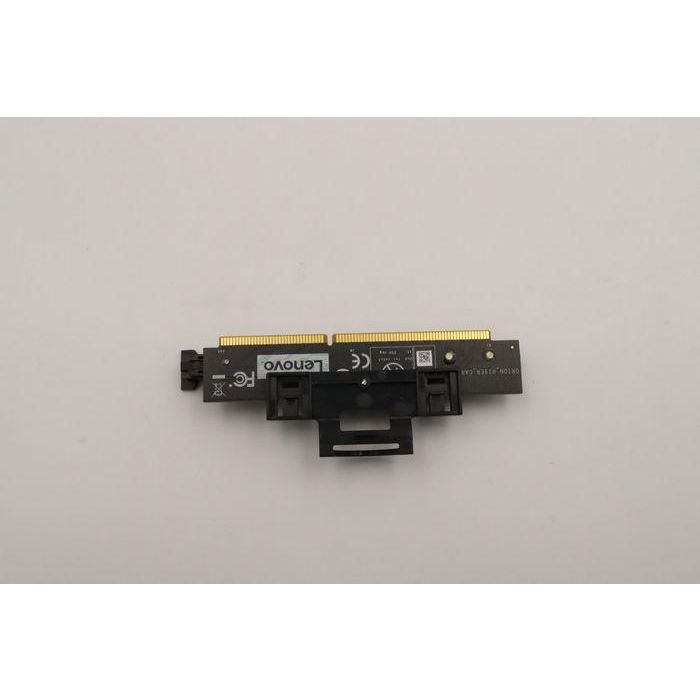 Lenovo PCIe x16 riser card for Lenovo ThinkStation P360 Ultra, enabling additional PCIe card installation in a compact design. Lenovo PCIe x16 riser card for Lenovo ThinkStation P360 Ultra, enabling additional PCIe card installation in a compact design.