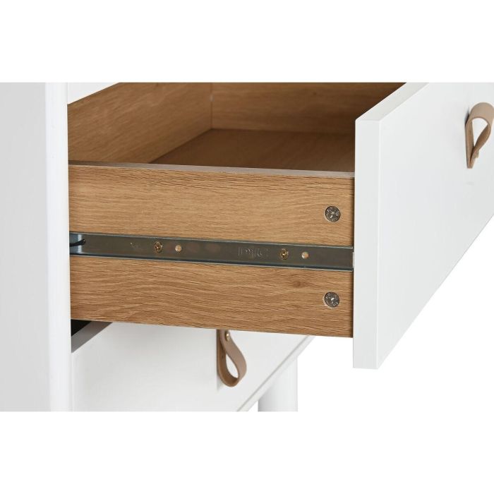 Cajonera Home ESPRIT Blanco Natural Polipropileno Madera MDF 80 x 40 x 117 cm 9 Cajonera Home ESPRIT Blanco Natural Polipropileno Madera MDF 80 x 40 x 117 cm 9