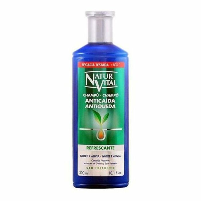Natur Vital Champú Anticaída Refrescante 300 mL Natur Vital Champú Anticaída Refrescante 300 mL