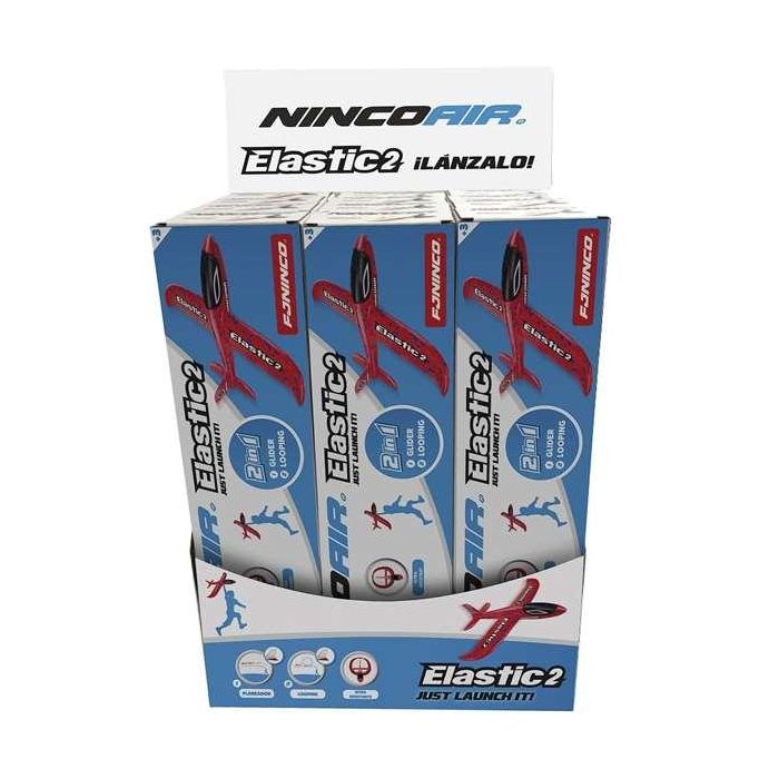 Avión planeador elastic 2 con lanzador incluido.38 cm 2 Avión planeador elastic 2 con lanzador incluido.38 cm 2