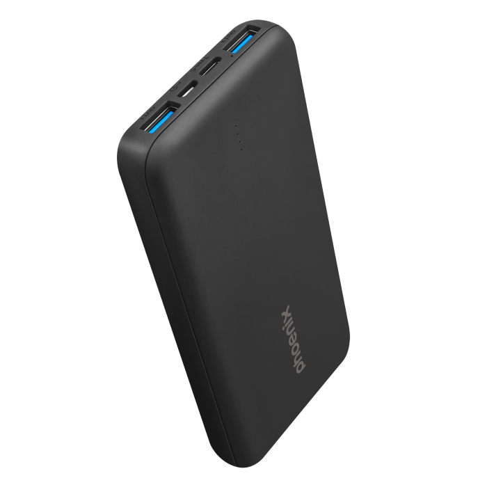Phoenix technologies Batería Externa Powerbank 10000mAh Carga Rápida Quick Charge PD 2