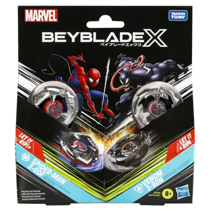 HASBRO Kit inicial Beyblade X Marvel surtido +8 años HASBRO Kit inicial Beyblade X Marvel surtido +8 años
