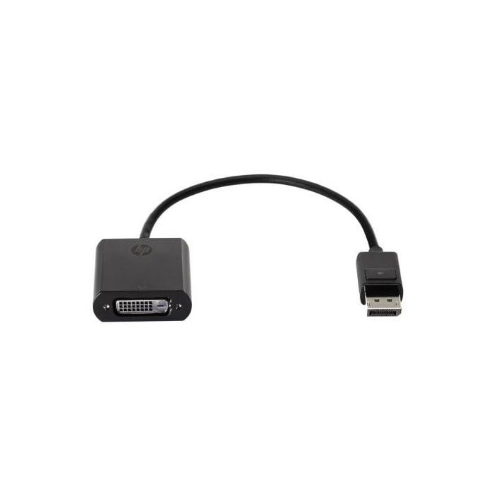 HP FH973AA Adaptador Conversor de Video DisplayPort con Conector de Cierre a DVI-D Single Link para Conectar PC a Monitor DVI-D