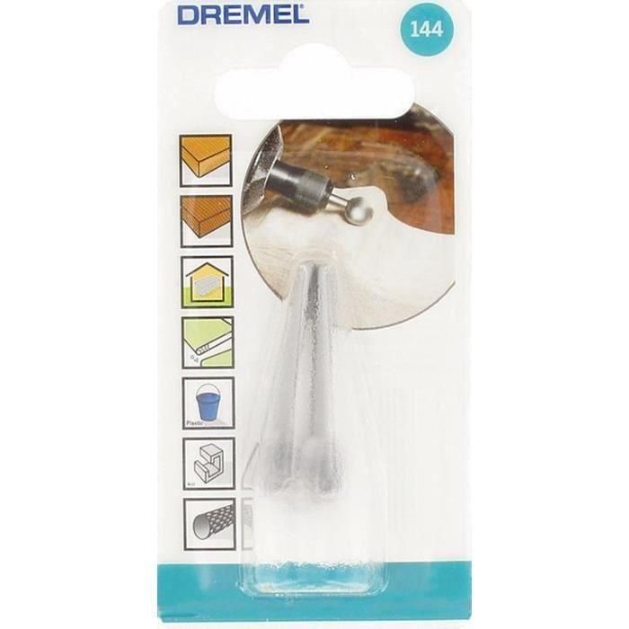 Dremel 144 Lote de 2 Cortadores de Alta Velocidad 7.8mm para Ahuecar, Ranurar, Formar y Perforar en Metales Blandos, Plásticos y Madera 1