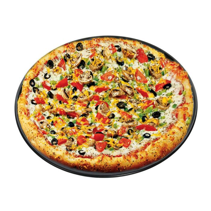 Molde para pizza Quttin 33.5x1 cm color gris oscuro (12 Unidades) 3 Molde para pizza Quttin 33.5x1 cm color gris oscuro (12 Unidades) 3
