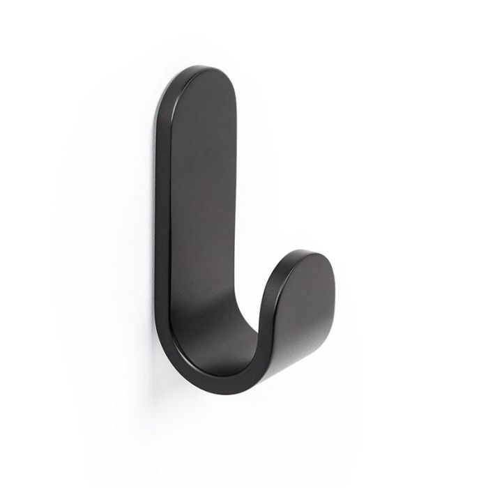 Percha Tok 25X65X30 Negro Mate Con Adhesivo 3M. Resistencia 3Kgs. Viefe Percha Tok 25X65X30 Negro Mate Con Adhesivo 3M. Resistencia 3Kgs. Viefe