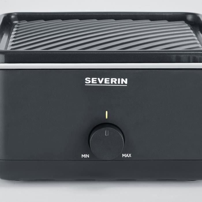 Severin RG2360 Parrilla Raclette Compacta para 4 Personas - Plato 24x24cm - Incluye 4 Cacerolas y Espátulas - Negro 3 Severin RG2360 Parrilla Raclette Compacta para 4 Personas - Plato 24x24cm - Incluye 4 Cacerolas y Espátulas - Negro 3