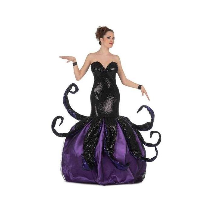 Disfraz bruja del mar vestido con tentáculos y enaguas talla l Disfraz bruja del mar vestido con tentáculos y enaguas talla l