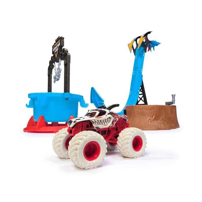 Pista lavadero monster jam de mud bluster. incluye un vehiculo escala 1:64. 2 Pista lavadero monster jam de mud bluster. incluye un vehiculo escala 1:64. 2