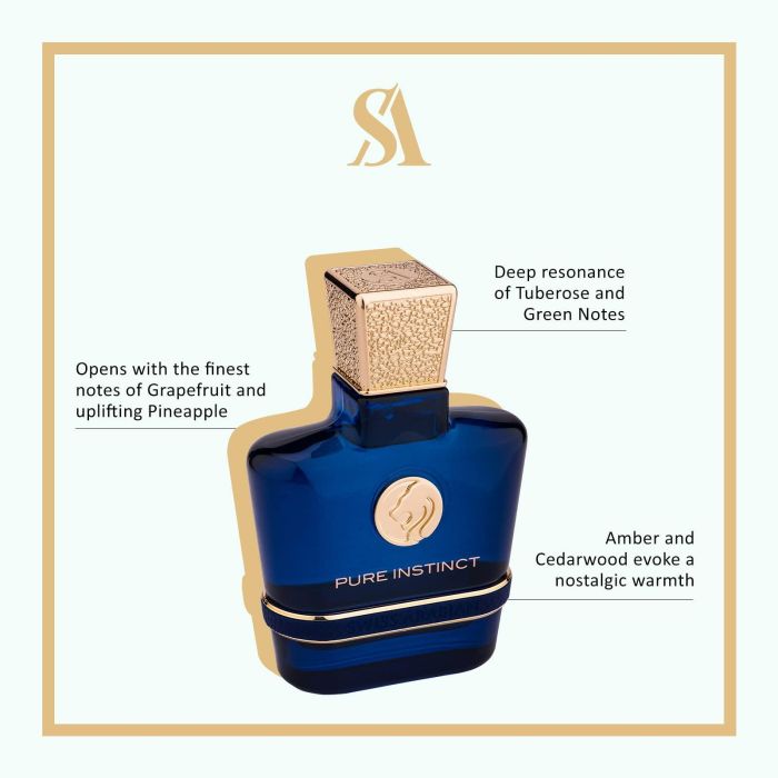 Swiss Arabian PURE INSTINCT edp vapo 100 ml - Perfume para Hombre, fragancia de fuerza y coraje 1 Swiss Arabian PURE INSTINCT edp vapo 100 ml - Perfume para Hombre, fragancia de fuerza y coraje 1