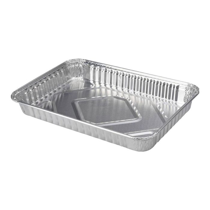 Pack de 5 bandejas desechables rectangulares para barbacoa 32x23x4 cm 0 Pack de 5 bandejas desechables rectangulares para barbacoa 32x23x4 cm 0