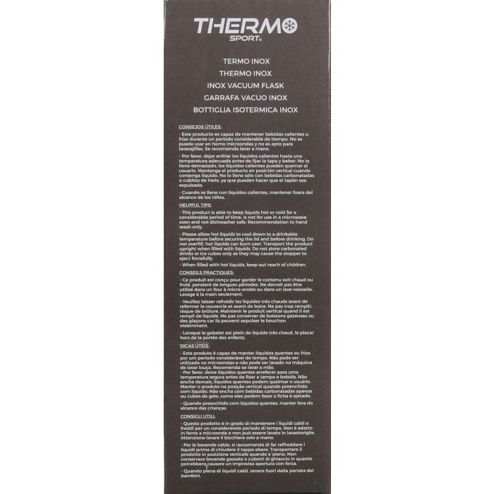 Termo Inox 350 ml Soft Touch Thermosport (6 Unidades) 6 Termo Inox 350 ml Soft Touch Thermosport (6 Unidades) 6