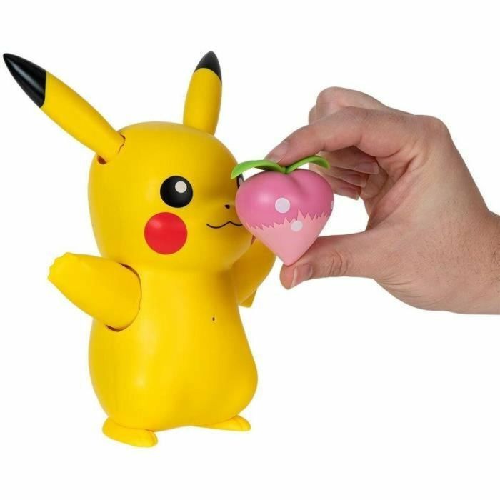 Figura miniatura - BANDAI - Pokémon Interactivo Pikachu y sus accesorios - Juguete con luces, sonidos y movimientos - JW3330 1