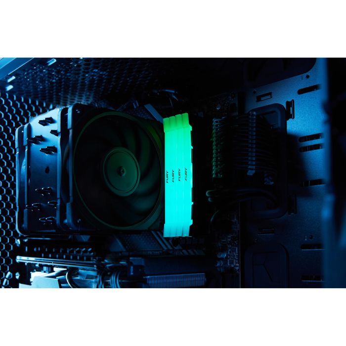 Kingston FURY Renegade RGB 64GB DDR4 3600MT/s CL18 DIMM Kit de 2 para PC 24 Kingston FURY Renegade RGB 64GB DDR4 3600MT/s CL18 DIMM Kit de 2 para PC 24