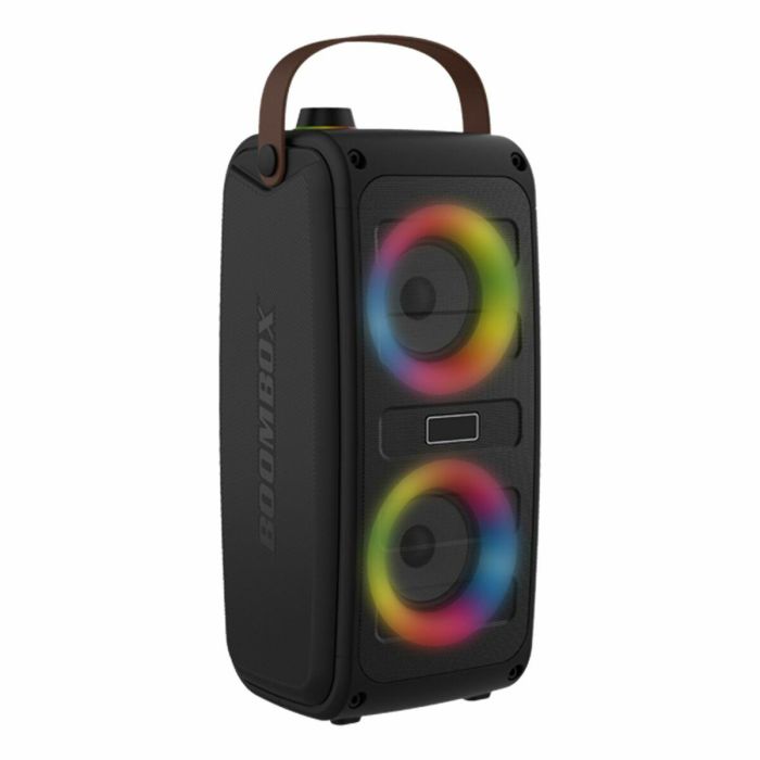 Altavoz Bluetooth Portátil Denver Electronics Negro LED RGB Altavoz Bluetooth Portátil Denver Electronics Negro LED RGB