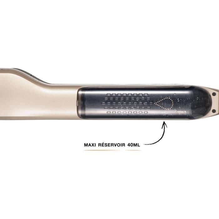 SAINT ALGUE 3992 - Caja Demeliss Titanium: Plancha al vapor + Elixir Tratamiento de brillo ritual 50ml - 150 ° C a 230 ° C - Auto stop 4 SAINT ALGUE 3992 - Caja Demeliss Titanium: Plancha al vapor + Elixir Tratamiento de brillo ritual 50ml - 150 ° C a 230 ° C - Auto stop 4