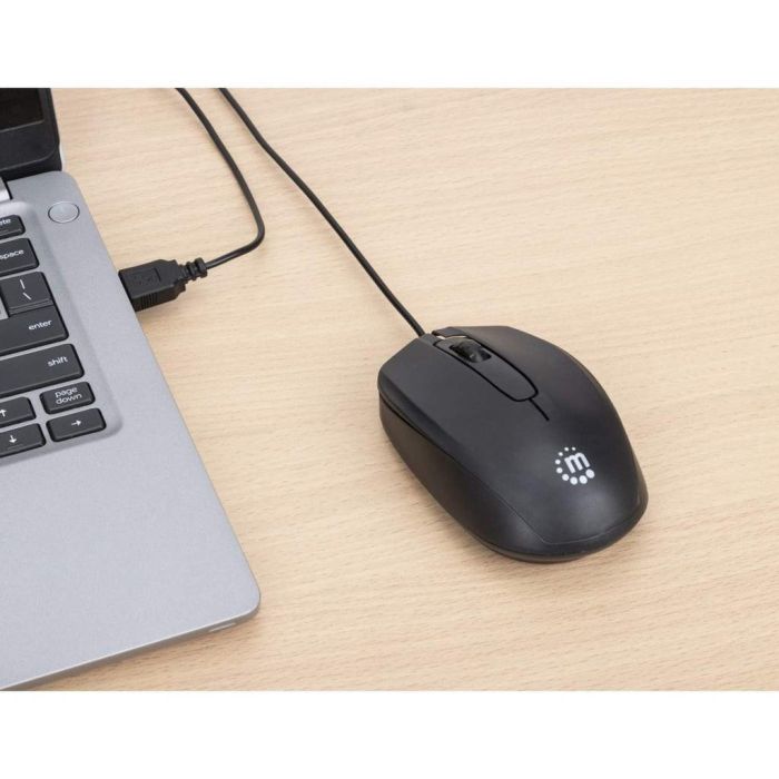 MANHATTAN Comfort II Optische USB-Maus schwarz 6