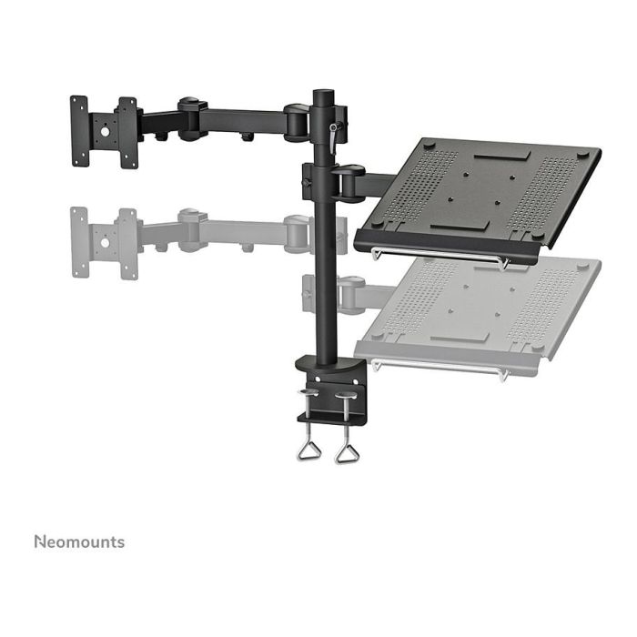 Neomounts FPMA-D960NOTEBOOK Brazo de Monitor y Soporte para Portátil hasta 27" y 10KG 2