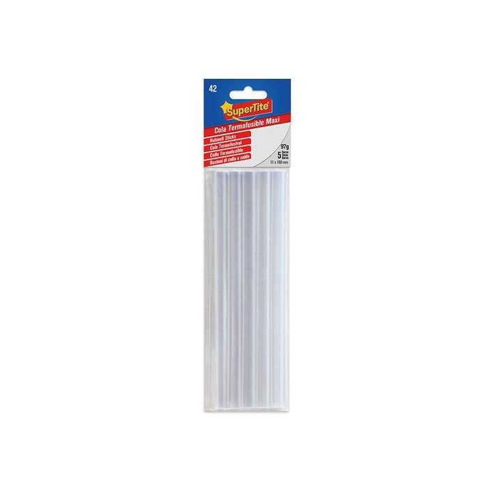 Cola Termofusible En Barra Supertite Maxi 11X190 Mm. Blister De 5