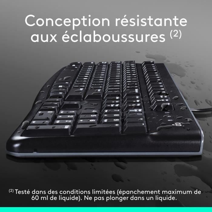 Logitech Teclado y Mouse MK120 USB, Compatible con Windows y Linux 5