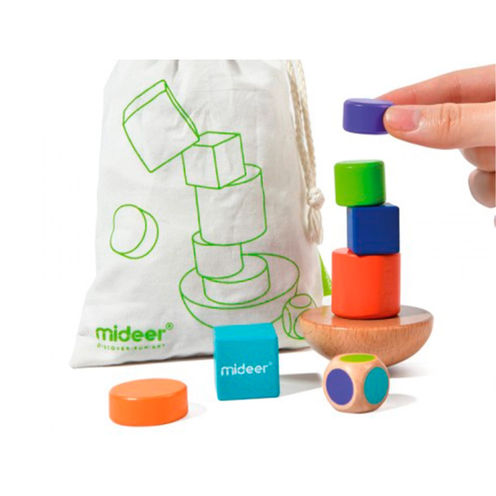 Mideer Juego de Balanceo Equilibra Figuras en Madera con Base Natural para Niños 0 Mideer Juego de Balanceo Equilibra Figuras en Madera con Base Natural para Niños 0