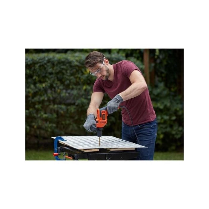 Black&Decker Schlagbohrmaschine BEH200K 500W 3