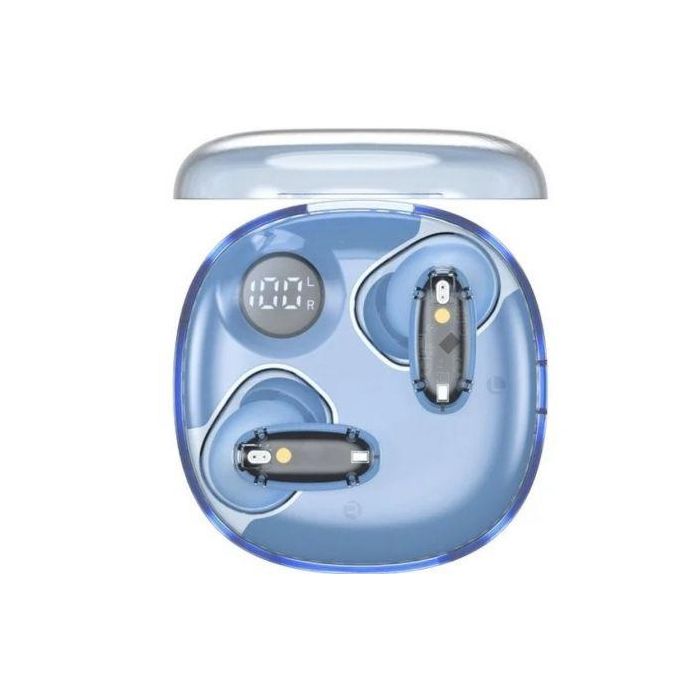 Mars Gaming Auriculares Bluetooth MHIB2BL con Estuche de Carga, Bluetooth 5.4, 24h Autonomía, Color Azul 3