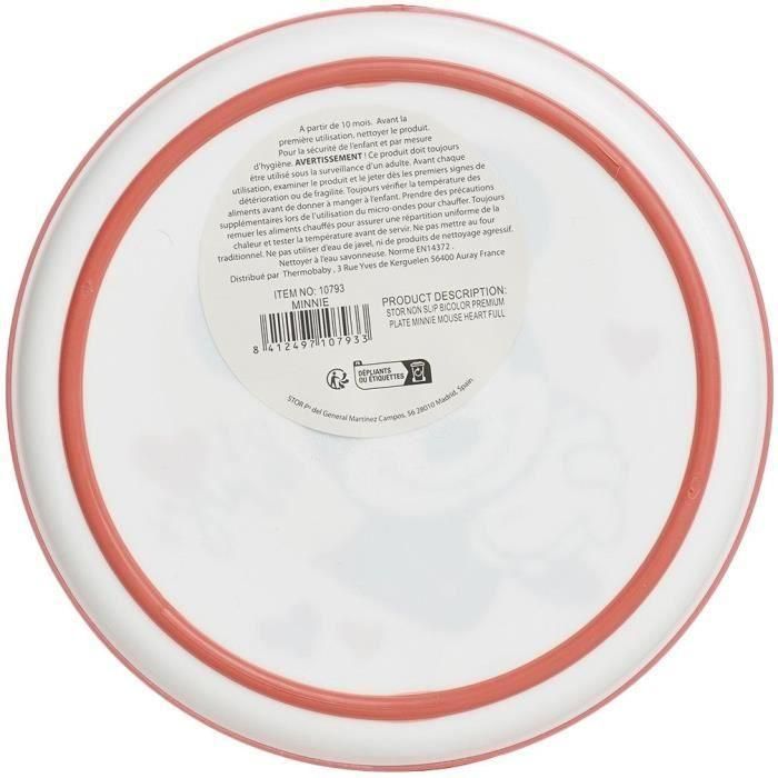 CAJA DE COMIDA DE 3 PIEZAS MINNIE TAZA / CUENCO / PLATO - Set 3uds Non-Sl 3 CAJA DE COMIDA DE 3 PIEZAS MINNIE TAZA / CUENCO / PLATO - Set 3uds Non-Sl 3