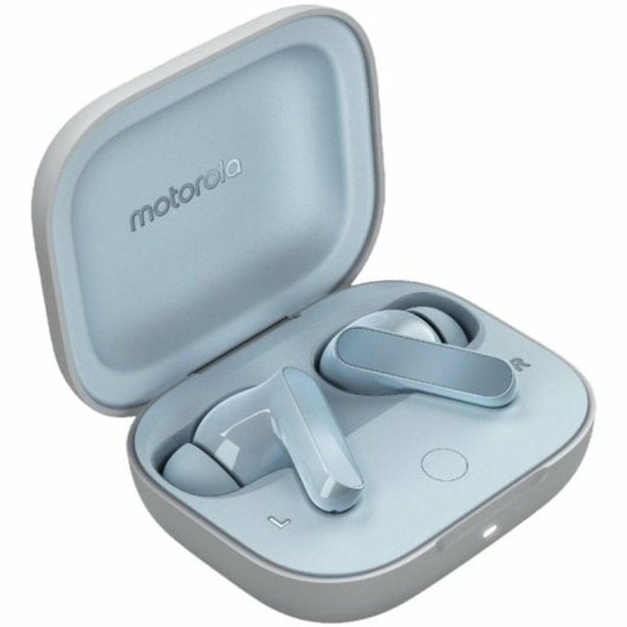 Motorola Moto Buds Auriculares Inalámbricos Bluetooth 5.3 con Cancelación de Ruido Activa, Dolby Atmos y 42h Autonomía - Azul 8