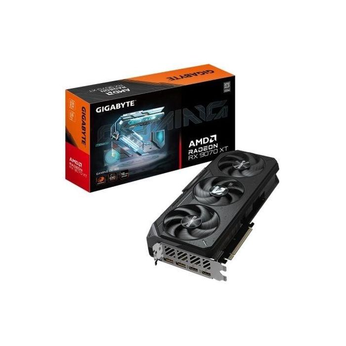 Tarjeta gráfica GIGABYTE Radeon RX 9070 XT GAMING OC de 16 GB Tarjeta gráfica GIGABYTE Radeon RX 9070 XT GAMING OC de 16 GB