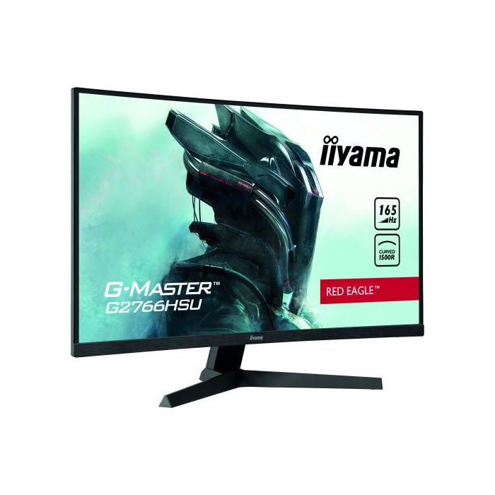 Iiyama G2766HSU-B1 Monitor Gaming 27" FHD 1920 x 1080, 1ms, 165Hz, VA, Curvo 1500R, FreeSync Premium, Negro 1