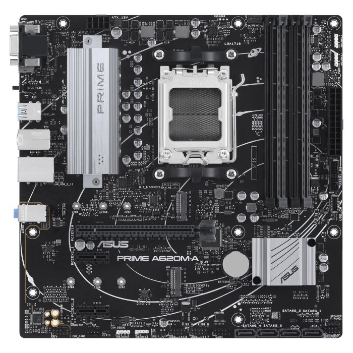 ASUS PRIME A620M-A-CSM Placa Base, Socket AM5, DDR5-SDRAM, Micro ATX 1