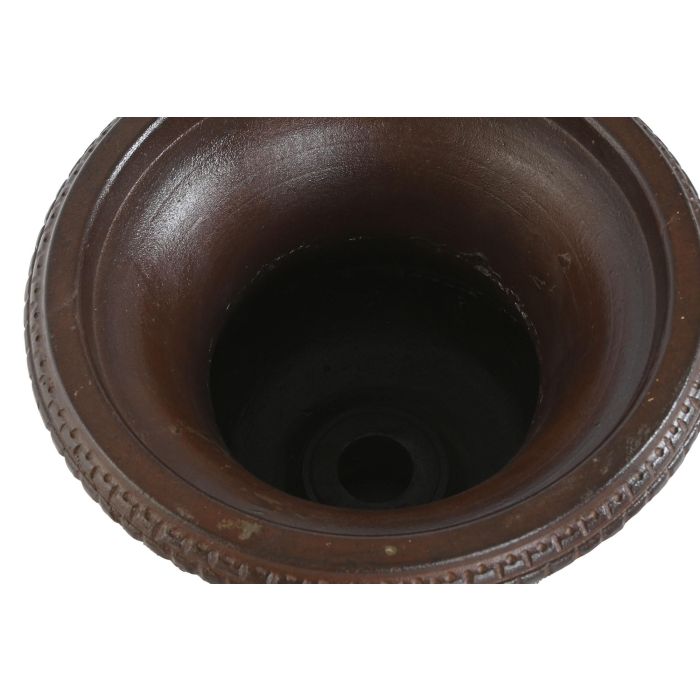 Jarrón Home ESPRIT Marrón Hierro 41 x 41 x 36 cm 3 Jarrón Home ESPRIT Marrón Hierro 41 x 41 x 36 cm 3