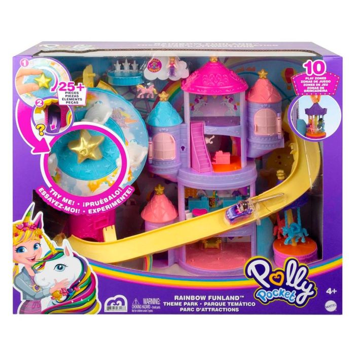 Parque Temático Arcoíris Polly Pocket Hbt13 Mattel 2