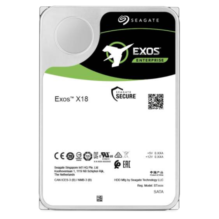 Seagate Enterprise ST18000NM000J disco duro interno 18 TB 7200 RPM 256 MB 3.5" Serial ATA III Seagate Enterprise ST18000NM000J disco duro interno 18 TB 7200 RPM 256 MB 3.5" Serial ATA III