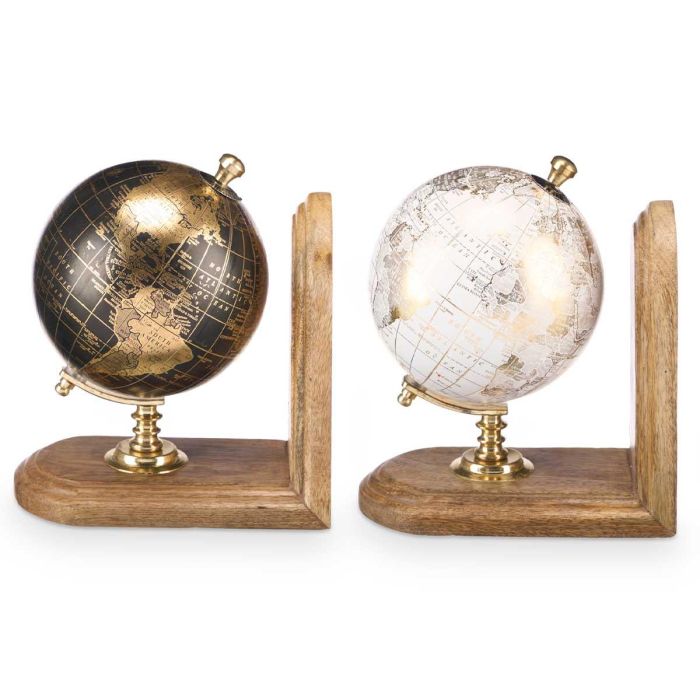 Posalibros Surtidos Mod Oro Giftdecor 18x20x13 cm - Madera, Plástico, Hierro - Blanco, Oro, Negro (6 Unidades) 2 Posalibros Surtidos Mod Oro Giftdecor 18x20x13 cm - Madera, Plástico, Hierro - Blanco, Oro, Negro (6 Unidades) 2
