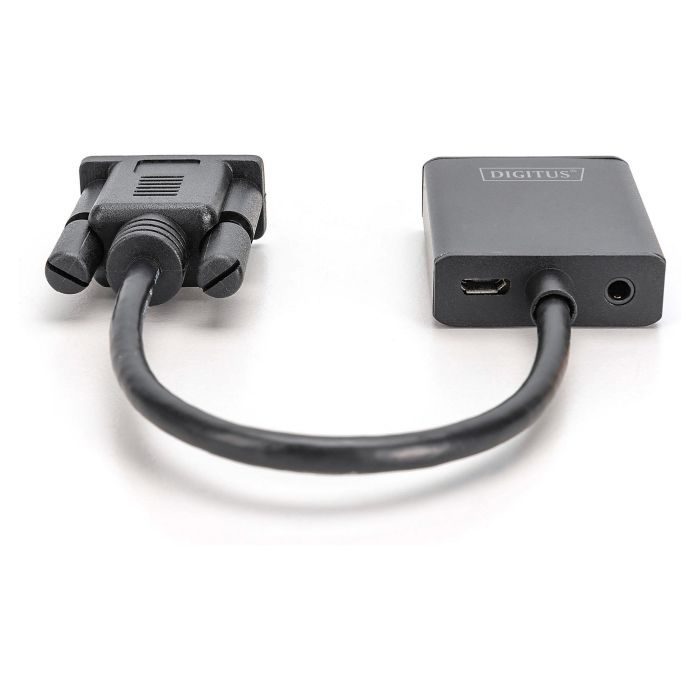 Digitus Convertidor VGA a HDMI Full HD 1080p Negro 1