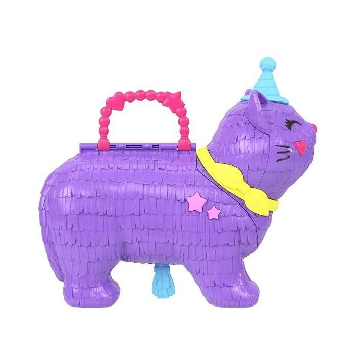 Cofre para mini muñecas gatito piñata partyland polly pocket .incluye 23 accesorios sorpresa. 3 Cofre para mini muñecas gatito piñata partyland polly pocket .incluye 23 accesorios sorpresa. 3