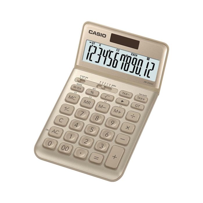 Calculadora Casio JW-200SC-GD Dorado Plástico 2 Calculadora Casio JW-200SC-GD Dorado Plástico 2