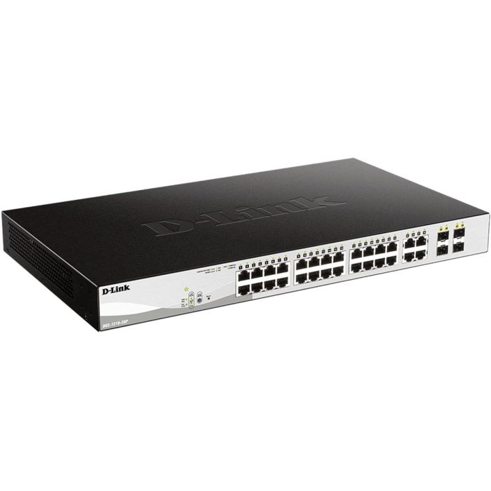 D-Link DES-1210-28P Switch Gestionable 28 Puertos Gigabit PoE+ Fast Ethernet 10/100 Mbps 1 D-Link DES-1210-28P Switch Gestionable 28 Puertos Gigabit PoE+ Fast Ethernet 10/100 Mbps 1