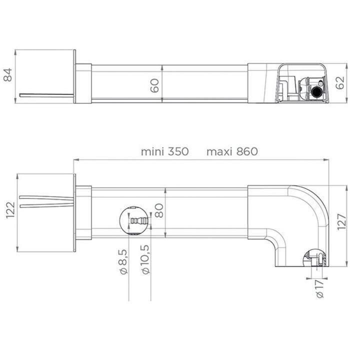 SFA AUC1724267175361 Bomba de elevación de condensados Sanicondens Clim Pack S con Conducto Blanco, Kit de Instalación Completo y 21 dBA 1