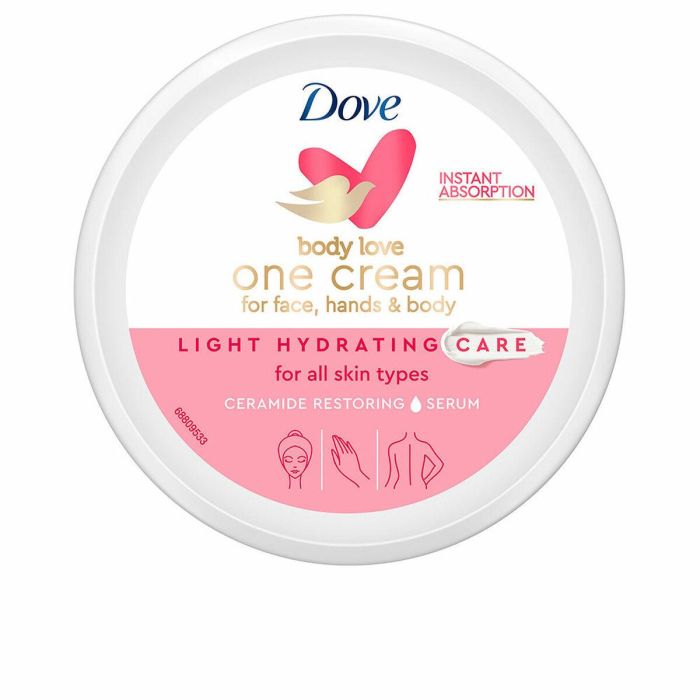 Dove Light Hydrating Cream Cara Cuerpo Y Manos