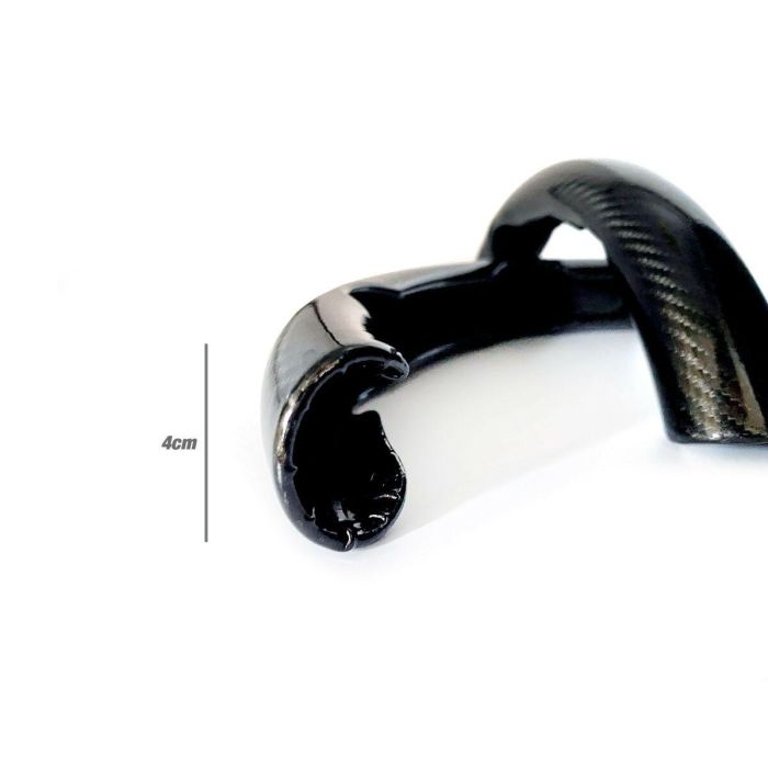 Occ Sport OCCFV0001 Funda de Volante Universal Efecto Fibra de Carbono Gris/Negra 2 Piezas, Antideslizante para 35-40 cm 3 Occ Sport OCCFV0001 Funda de Volante Universal Efecto Fibra de Carbono Gris/Negra 2 Piezas, Antideslizante para 35-40 cm 3
