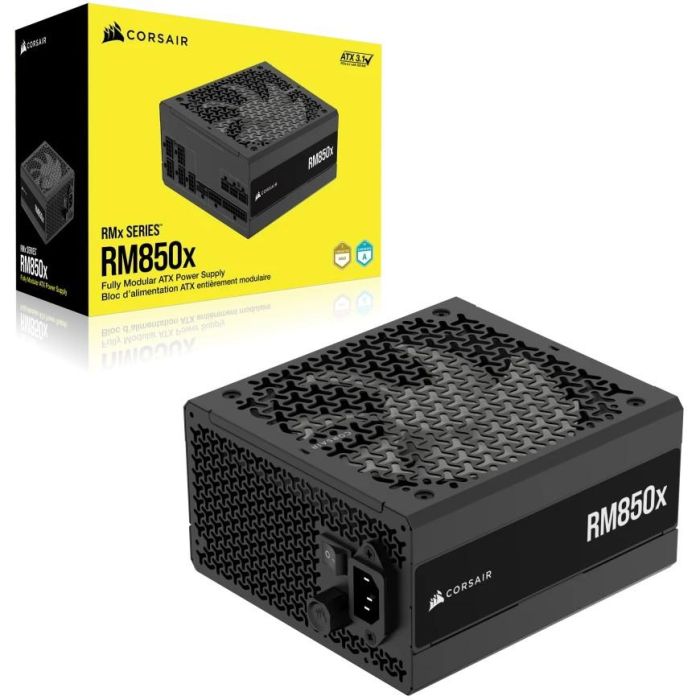 Corsair RM850x Fuente de Alimentación 850W 80+ Gold ATX Modular Negra Completamente 1 Corsair RM850x Fuente de Alimentación 850W 80+ Gold ATX Modular Negra Completamente 1