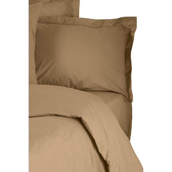 Juego de cama ASI8684282600152 - 1 funda nórdica 220x240 cm + 2 fundas almohada 60x60 cm - 100% Algodón Reforzado Marrón 3 Juego de cama ASI8684282600152 - 1 funda nórdica 220x240 cm + 2 fundas almohada 60x60 cm - 100% Algodón Reforzado Marrón 3