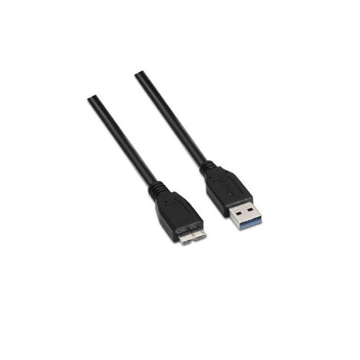 Aisens Cable USB 3.0 Tipo A-M a Micro B-M 1.0 M Negro - Alta velocidad 5Gbps, 128 hilos trenzados Aisens Cable USB 3.0 Tipo A-M a Micro B-M 1.0 M Negro - Alta velocidad 5Gbps, 128 hilos trenzados